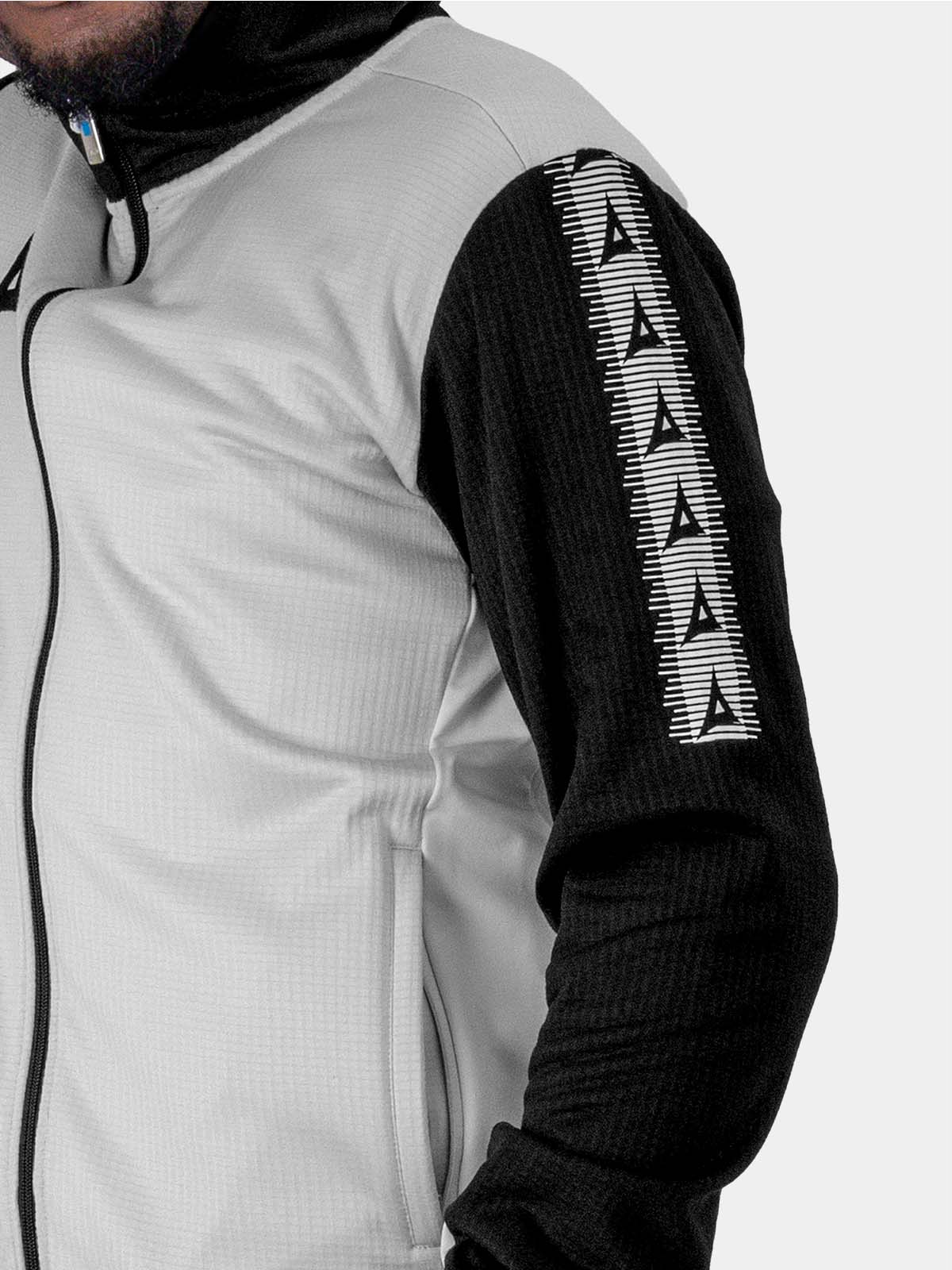picture of pro player fz hooded jacket - grey