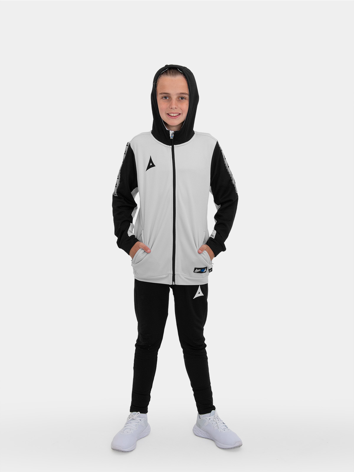 picture of pro player fz hooded jacket - grey