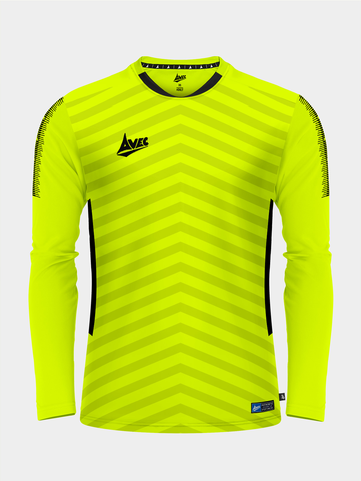 picture of l/s team id pro gk jersey - neon yellow