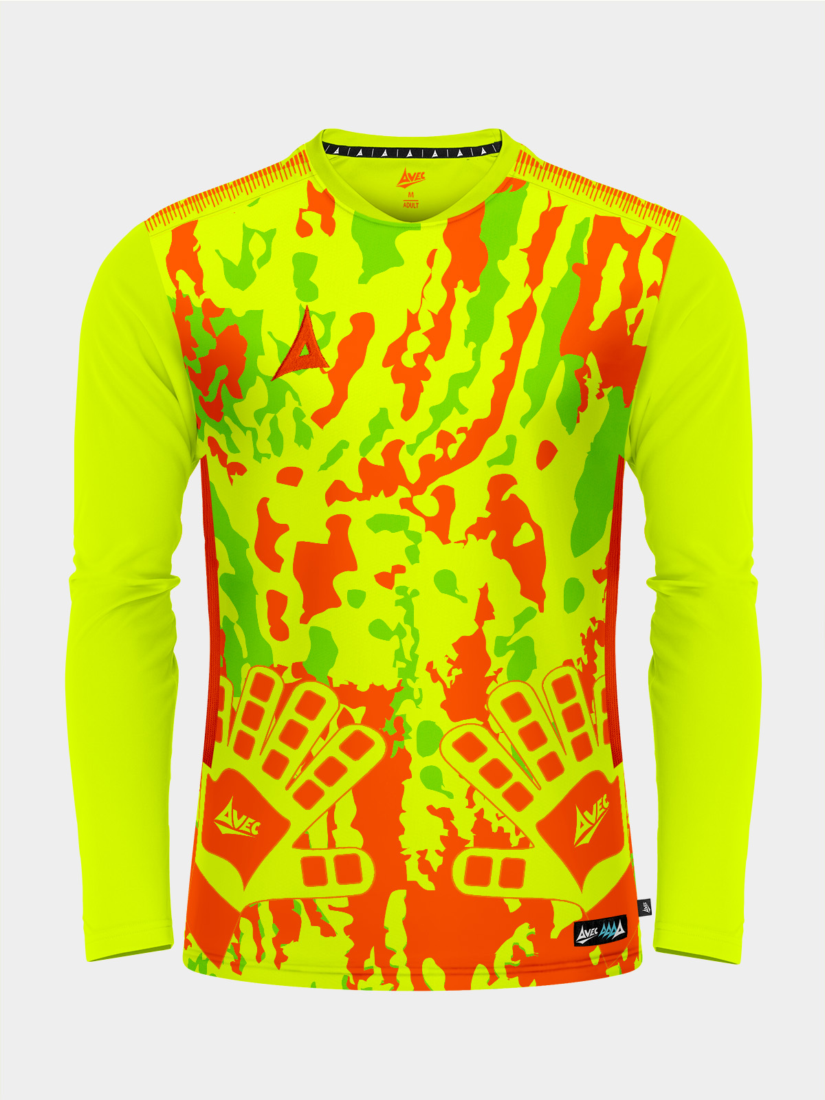 picture of pro intent gk jersey - neon yellow