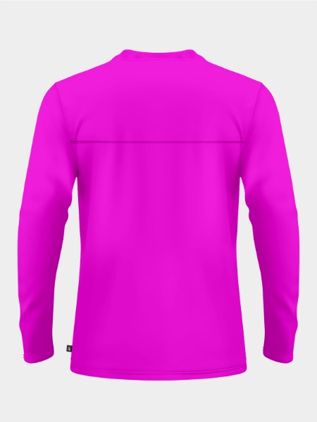 Rear view of the Pro Intent GK Jersey in Magenta, showing the breathable fabric and clean finish for squad numbering.