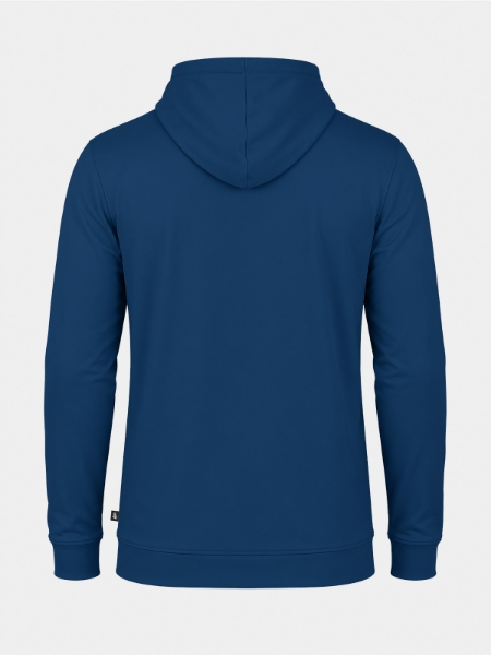 Back view of the Navy Focus 2 Essentials hoody, tailored for professional squad representation.