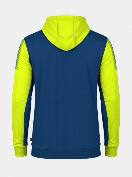 	Back view of Avec Sport Pro Player hooded jacket showing streamlined athletic fit