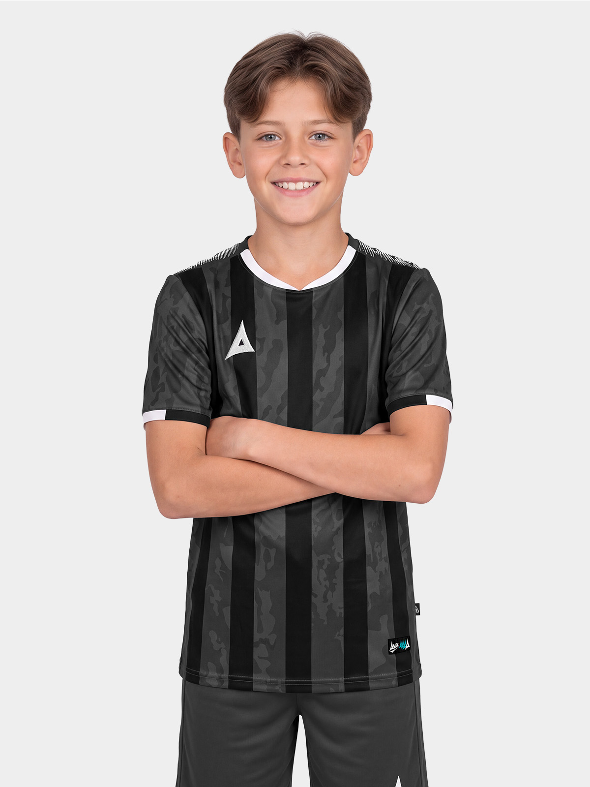 picture of pro intent stripe jersey - anthracite/black