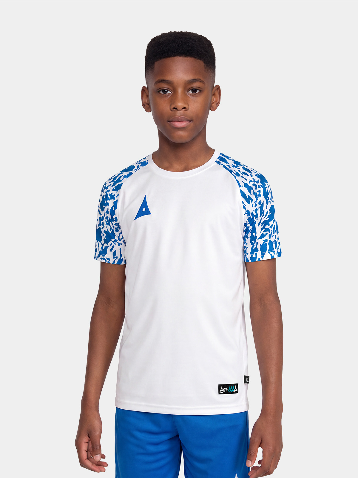 picture of classic pro jersey - white/royal