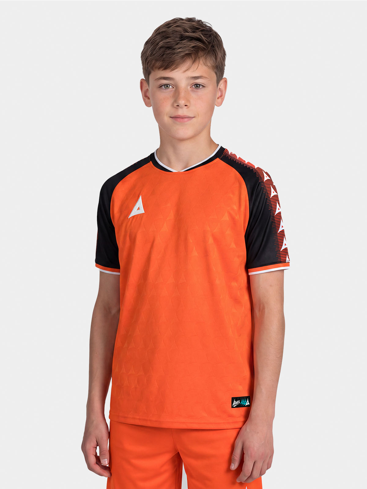 picture of heritage jersey - orange/black