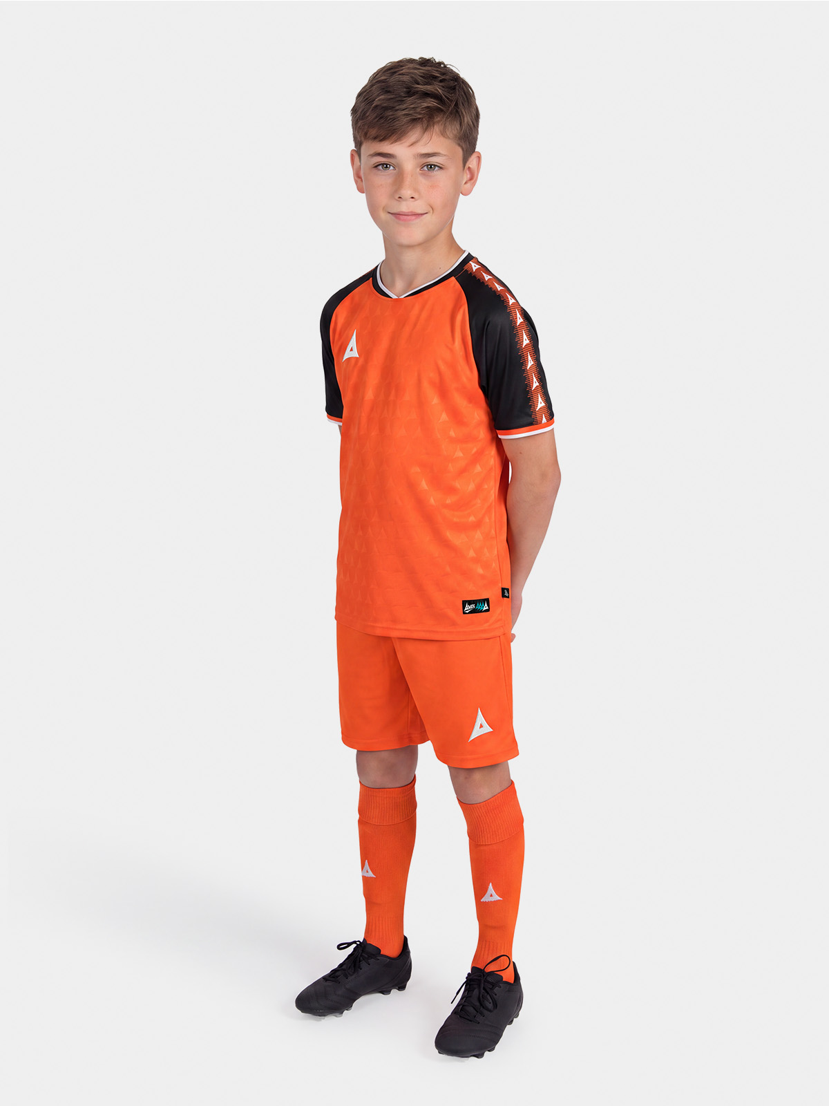 picture of heritage jersey - orange/black