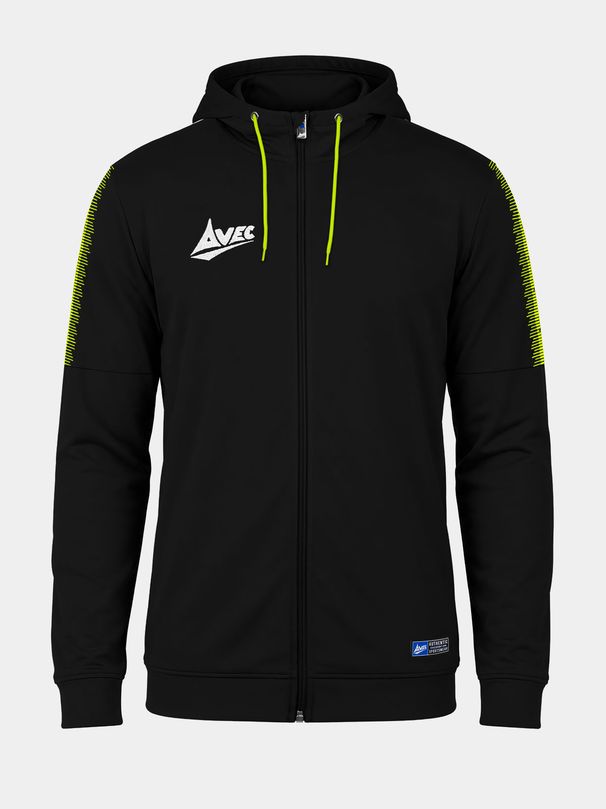 picture of evolve fz hoodie - black/neon yellow