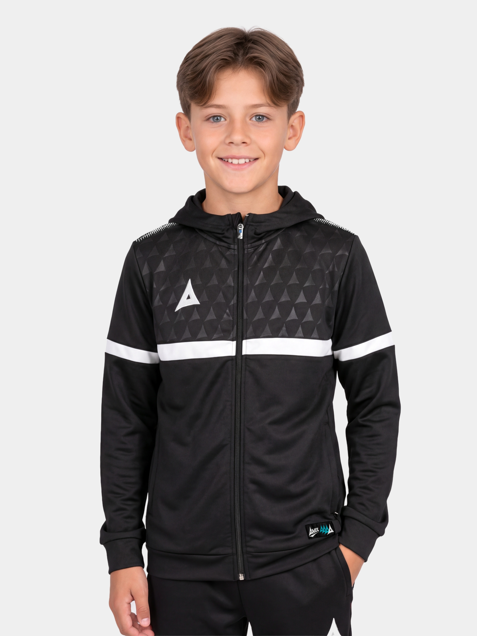 picture of evolve pro fz poly hoodie - black