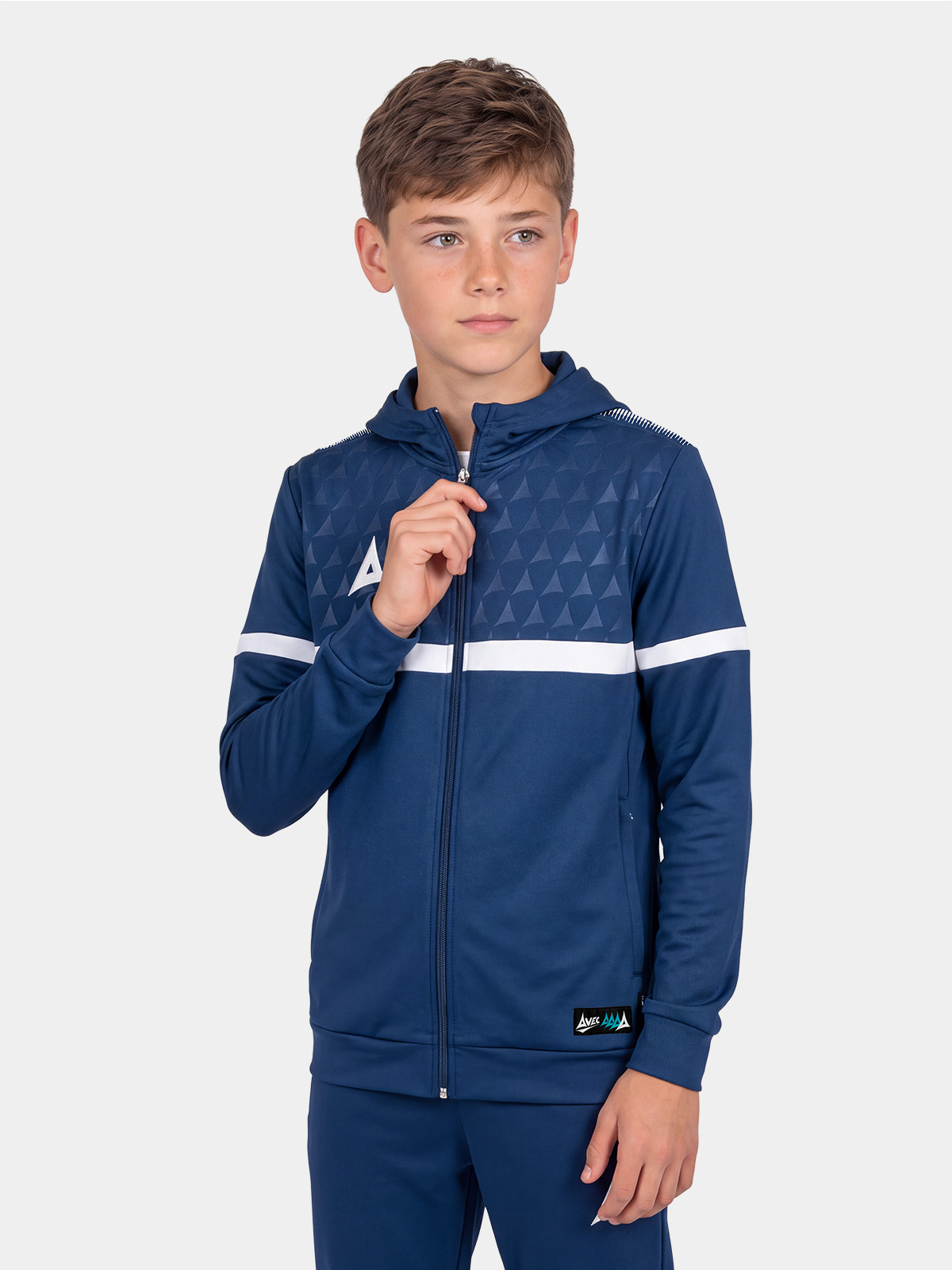 picture of evolve pro fz poly hoodie - navy