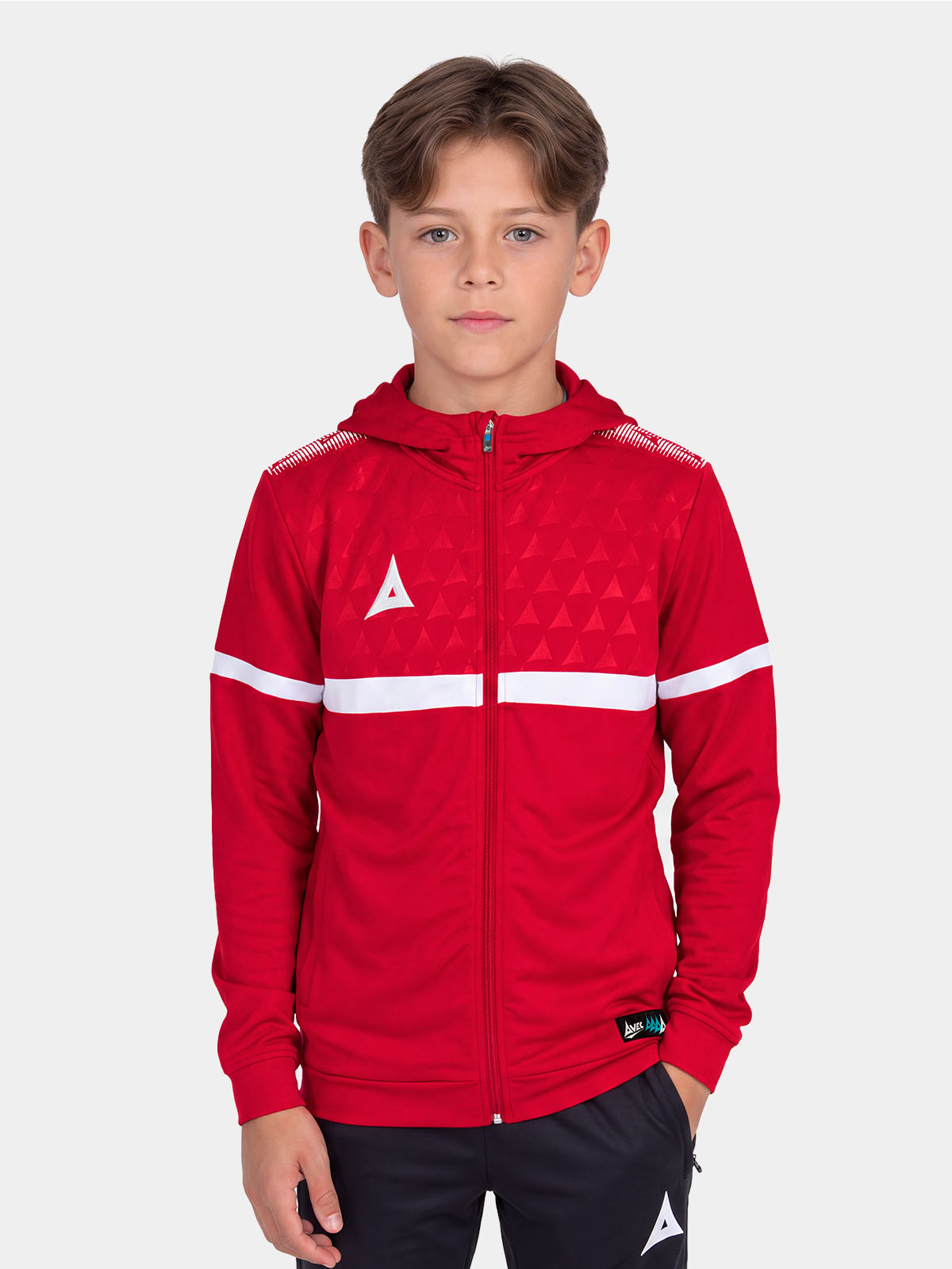 picture of evolve pro fz poly hoodie - red