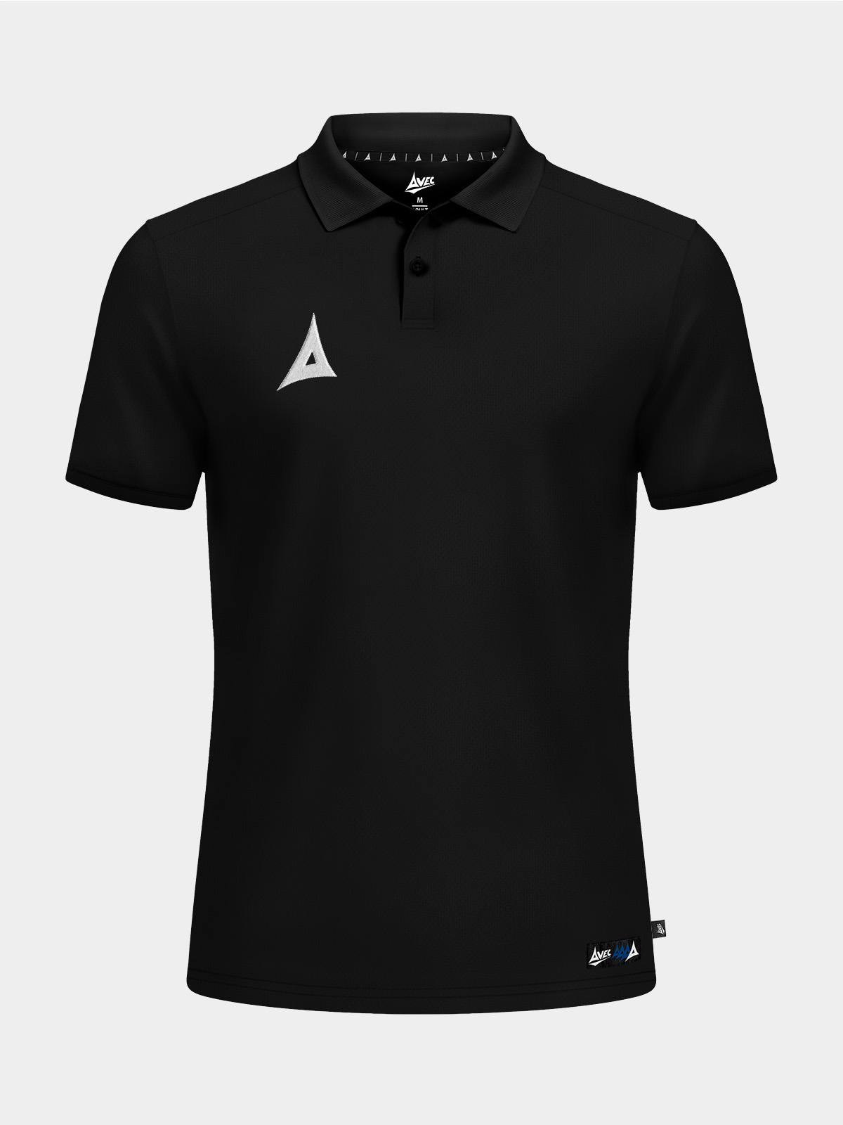 picture of focus 2 tech polo - black