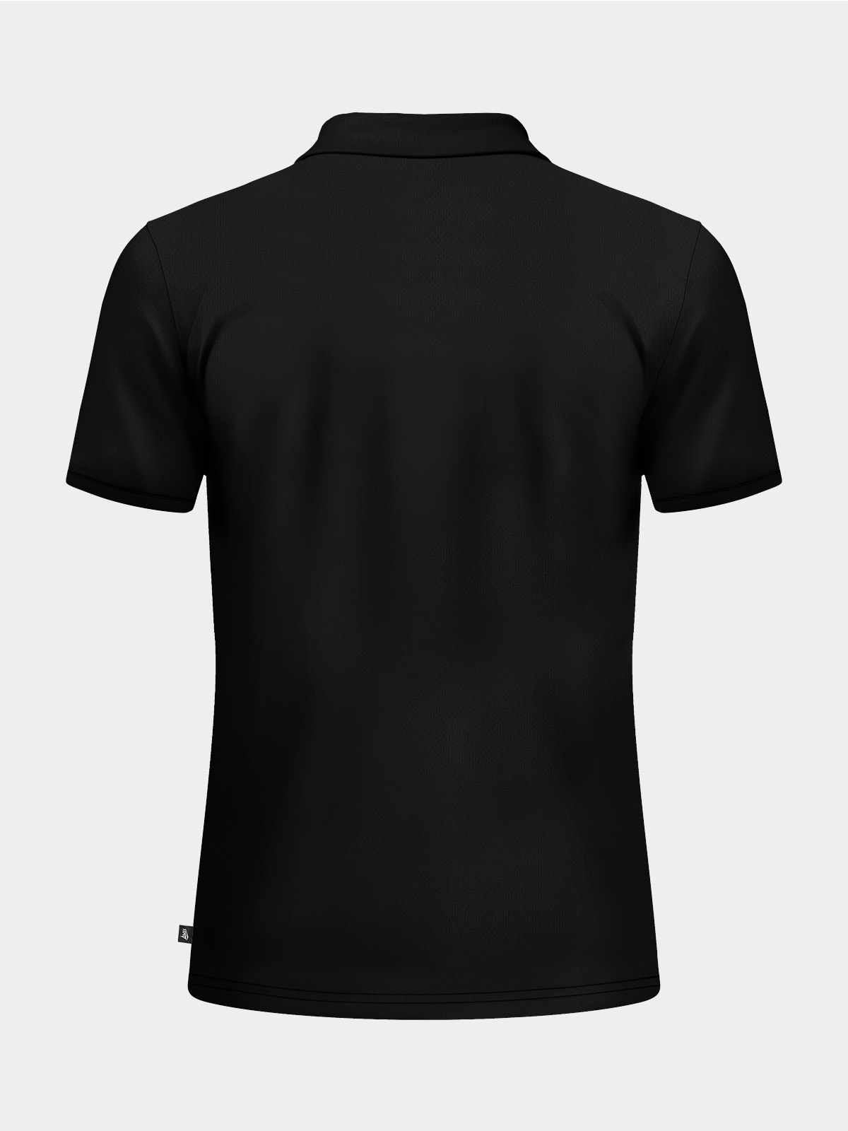 picture of focus 2 tech polo - black