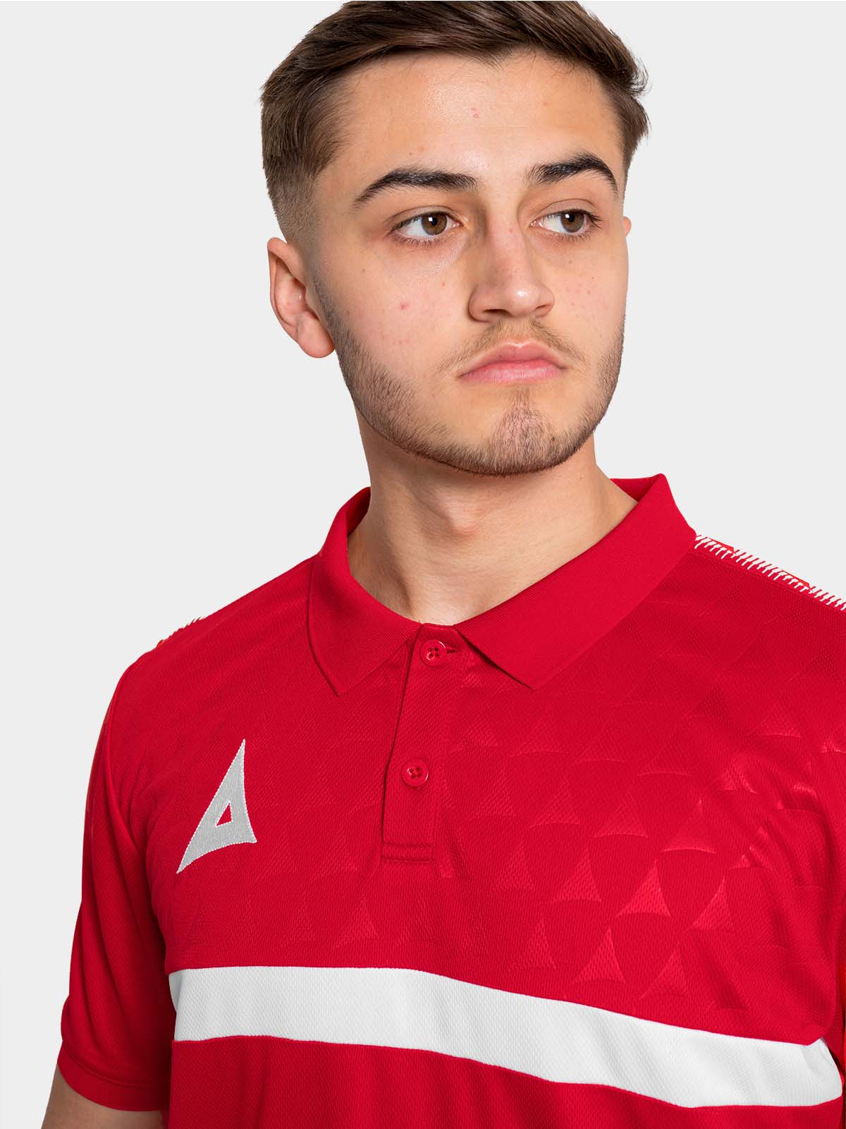 picture of evolve pro tech polo - red