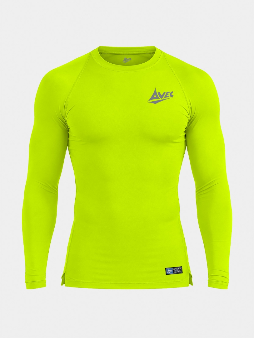 Picture of BODYFIT JERSEY - NEON YELLOW