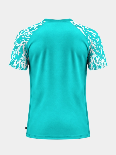 	Back view of the Hyper Blue matchday jersey, offering a clean surface for club sponsors and player numbering.