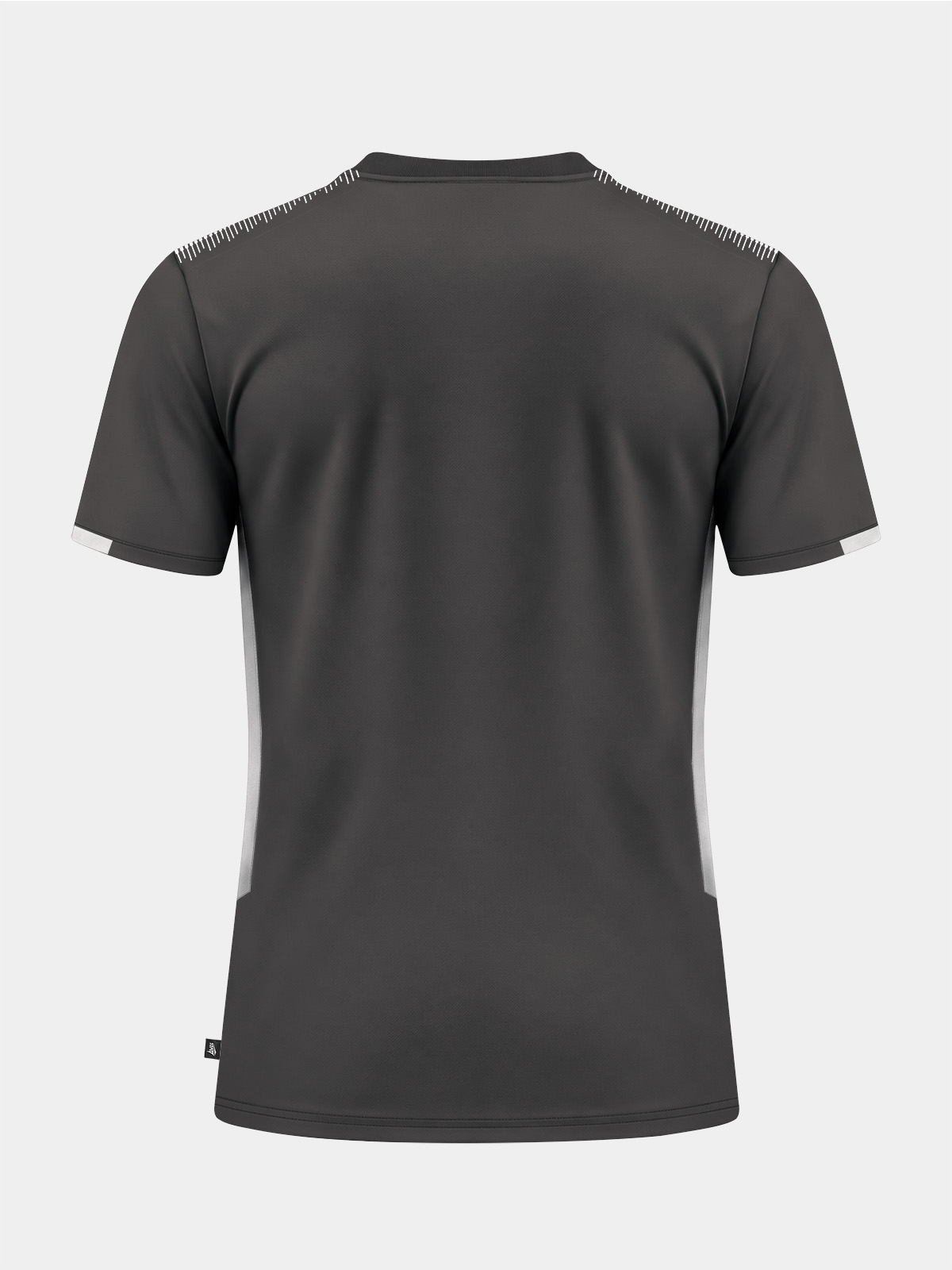 	back view of the anthracite training shirt, designed for a professional and cohesive club look.