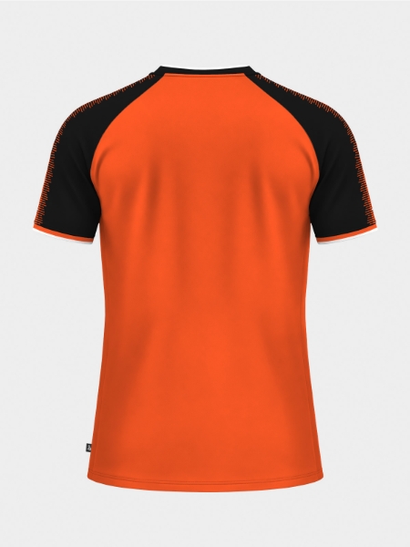 	Back view of the Orange and Black Heritage Jersey, perfect for team customisation and squad numbers.