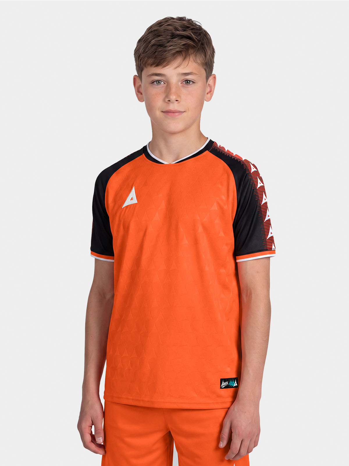 picture of heritage jersey - orange/black