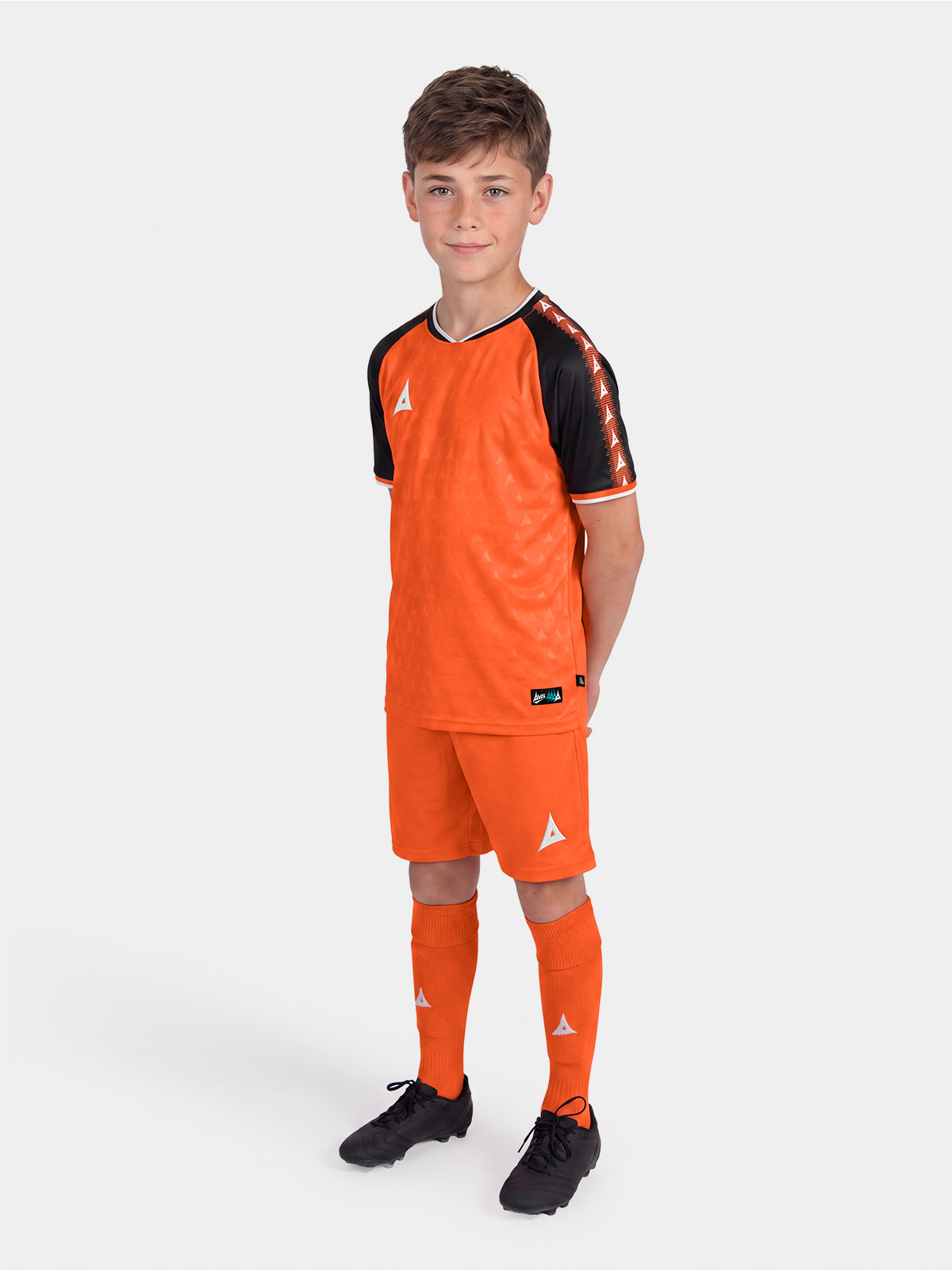 picture of heritage jersey - orange/black
