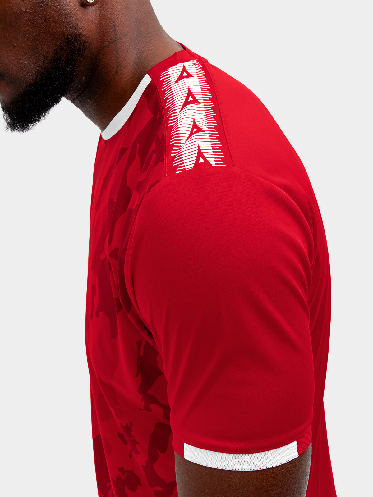 picture of pro intent jersey - red/white