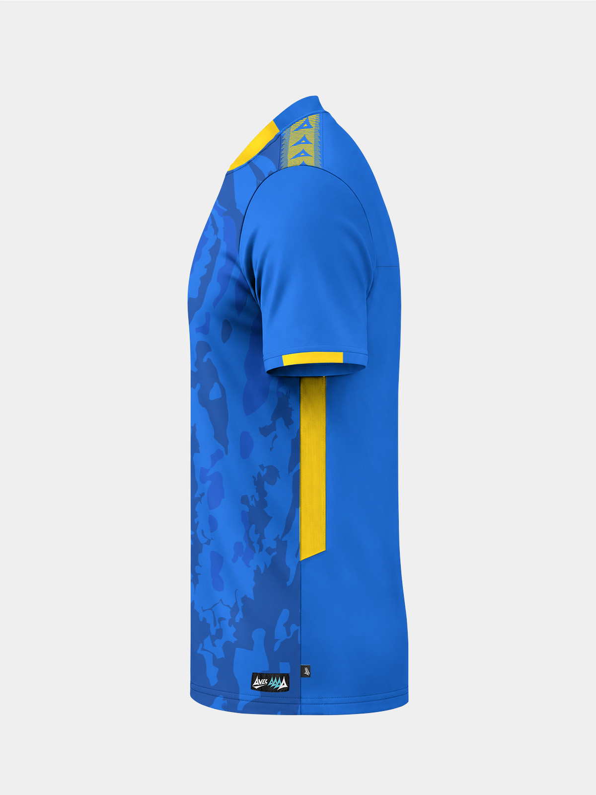 picture of pro intent jersey - royal/yellow