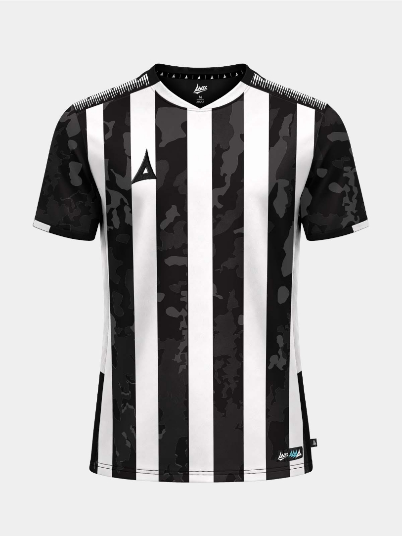 Picture of PRO INTENT STRIPE JERSEY - BLACK/WHITE