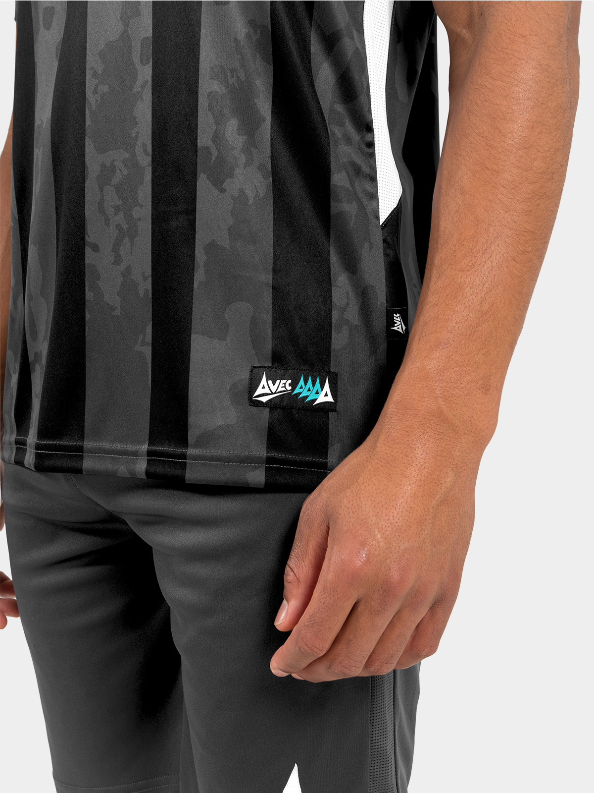picture of pro intent stripe jersey - anthracite/black
