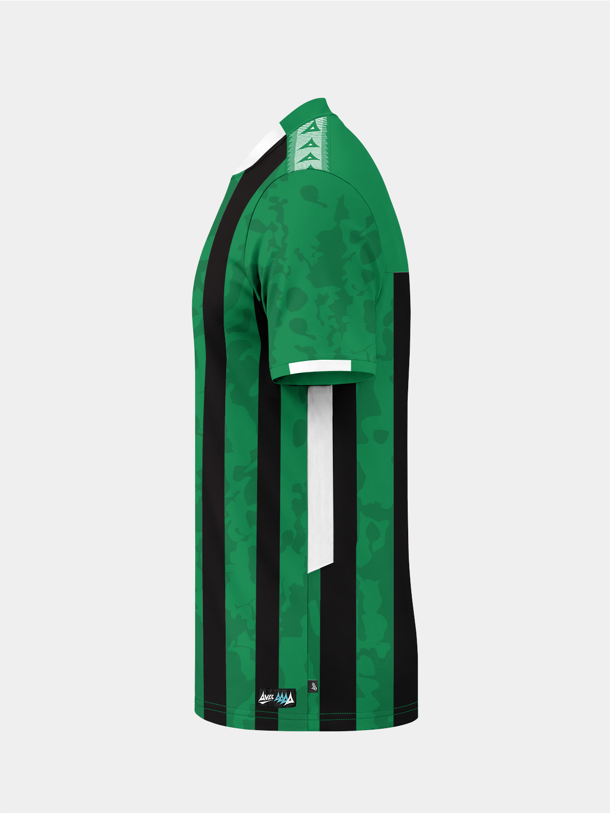 picture of pro intent stripe jersey - green/black