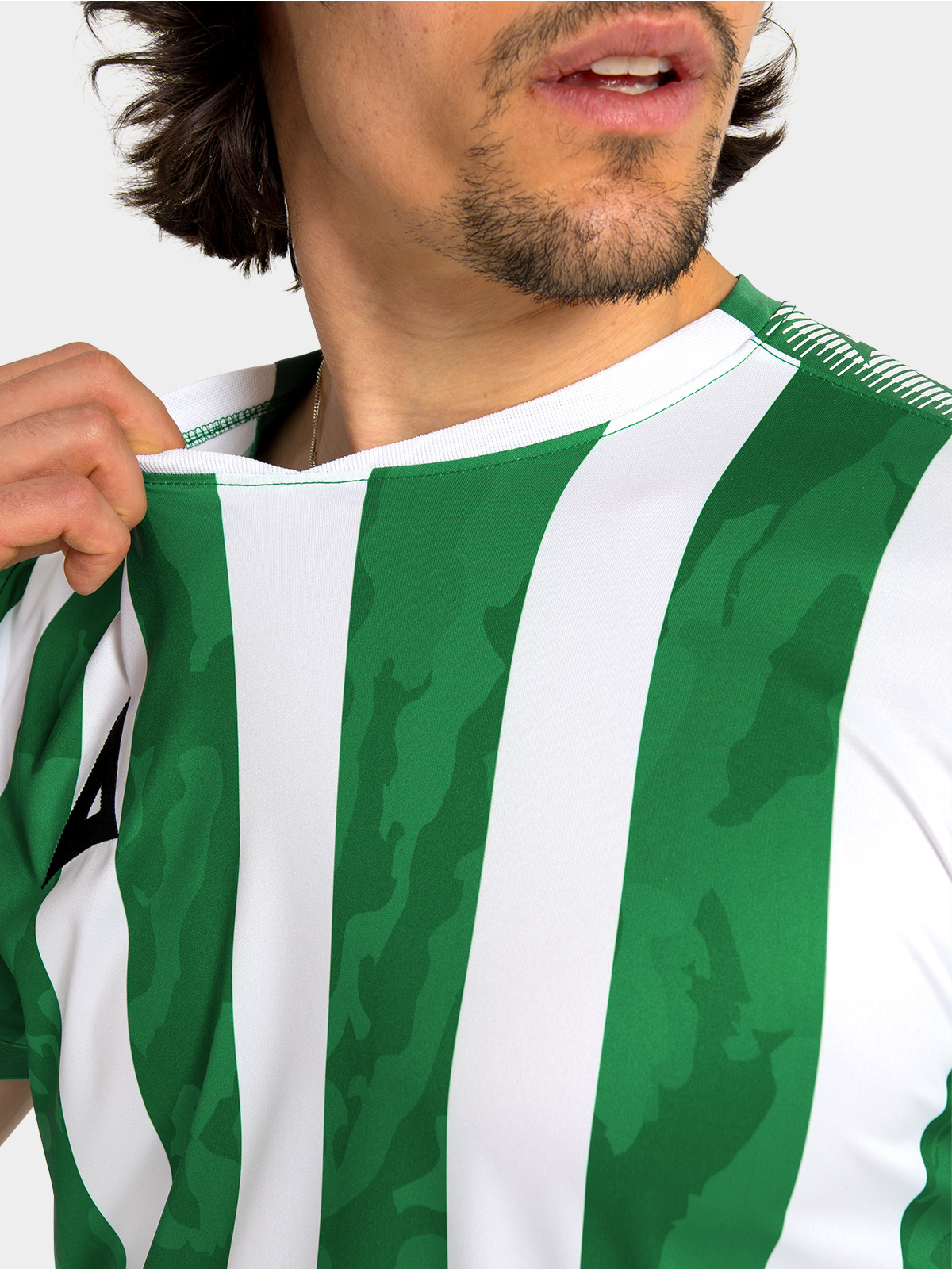 picture of pro intent stripe jersey - green/white