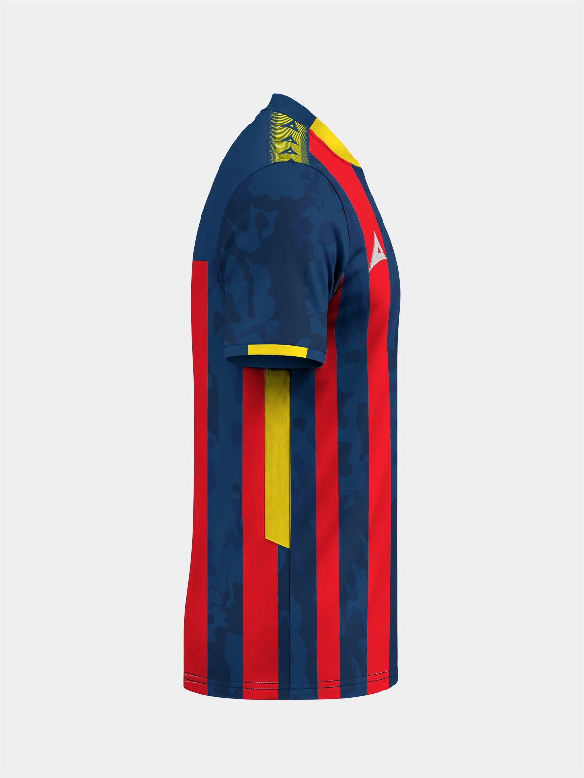 picture of pro intent stripe jersey - navy/red/yellow