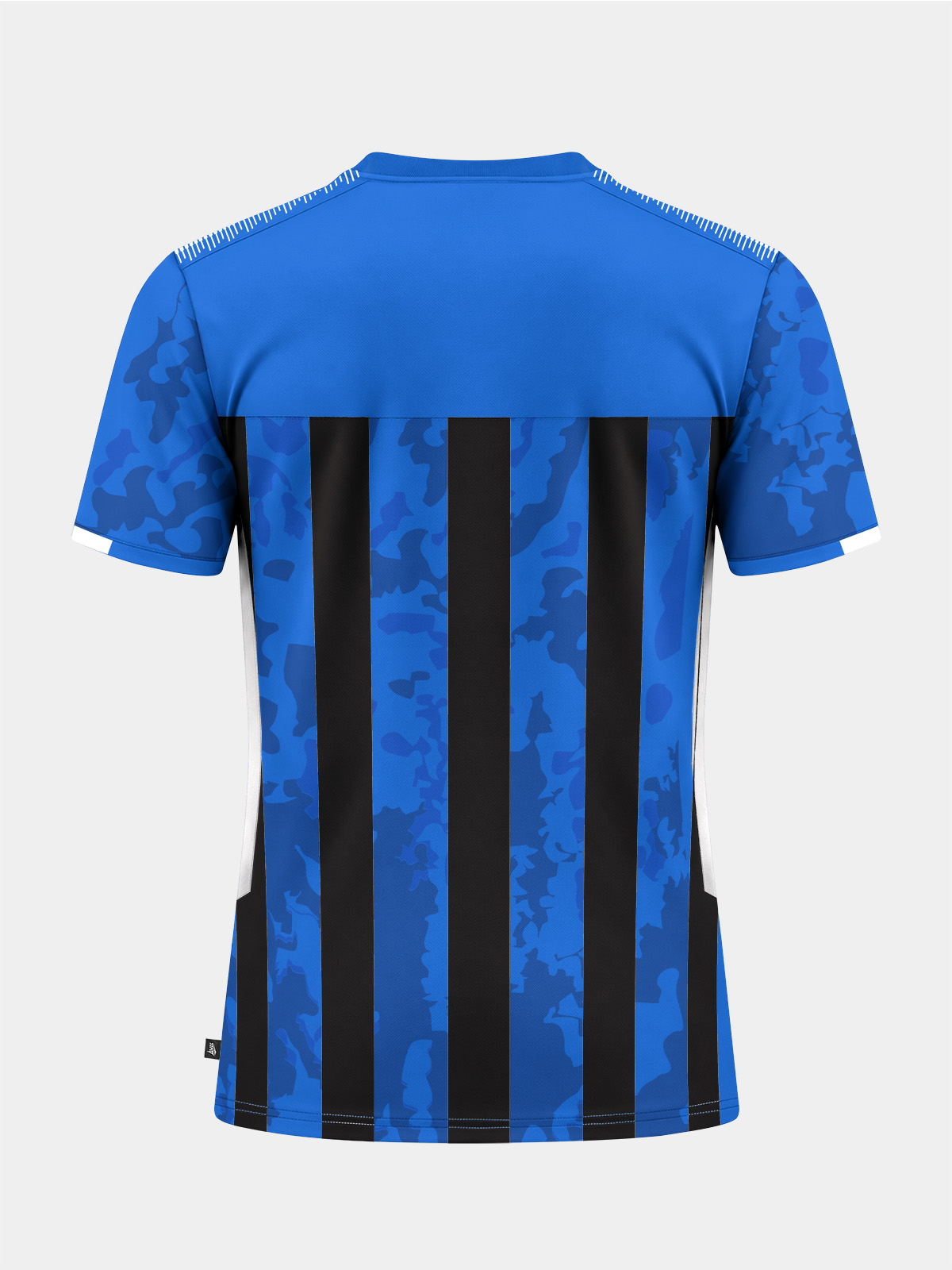 picture of pro intent stripe jersey - royal/black