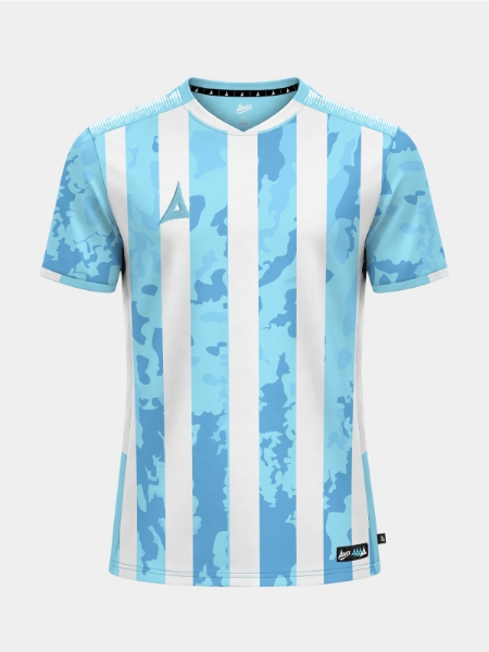 	Avec Sport Pro Intent Stripe football jersey front view with contrast stripe design	