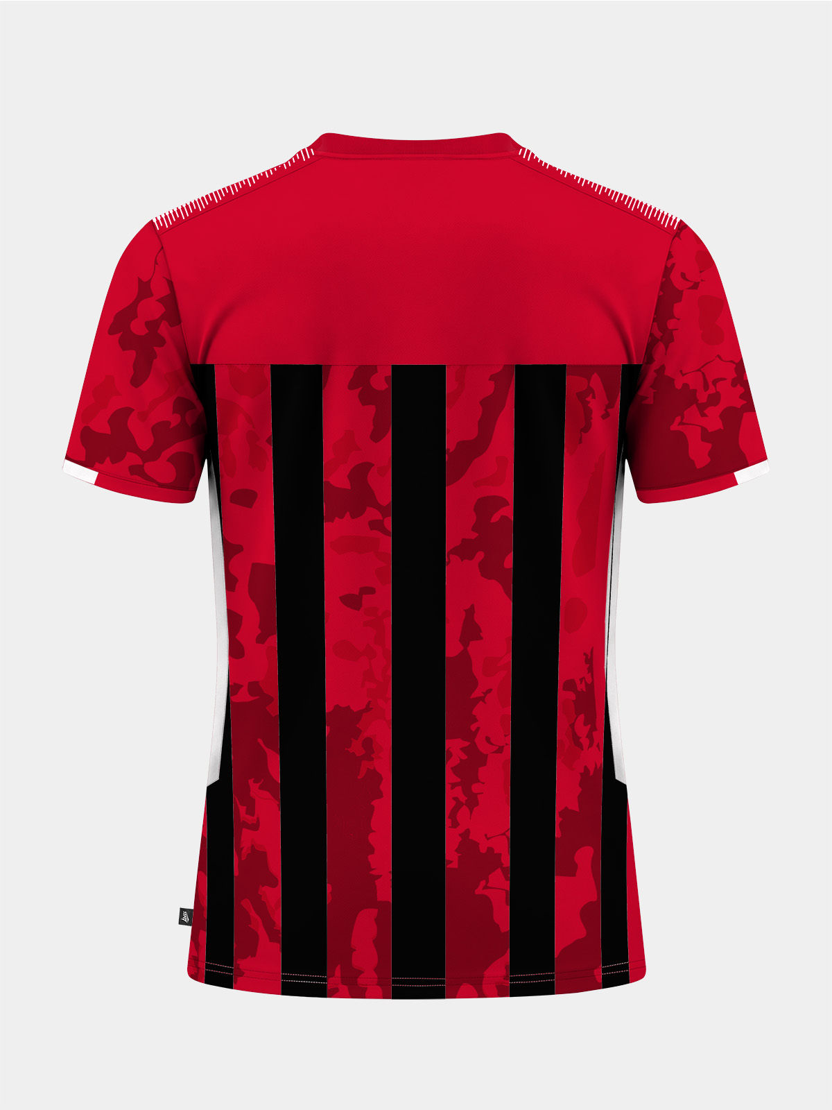 picture of pro intent stripe jersey - red/black