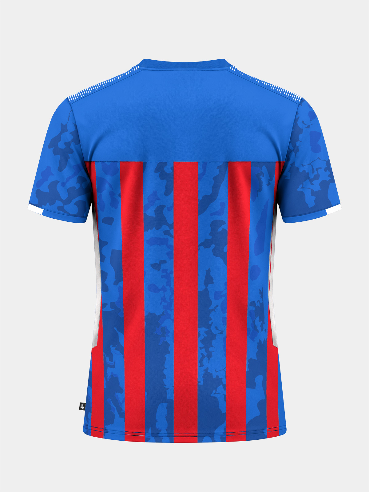 picture of pro intent stripe jersey - royal/red