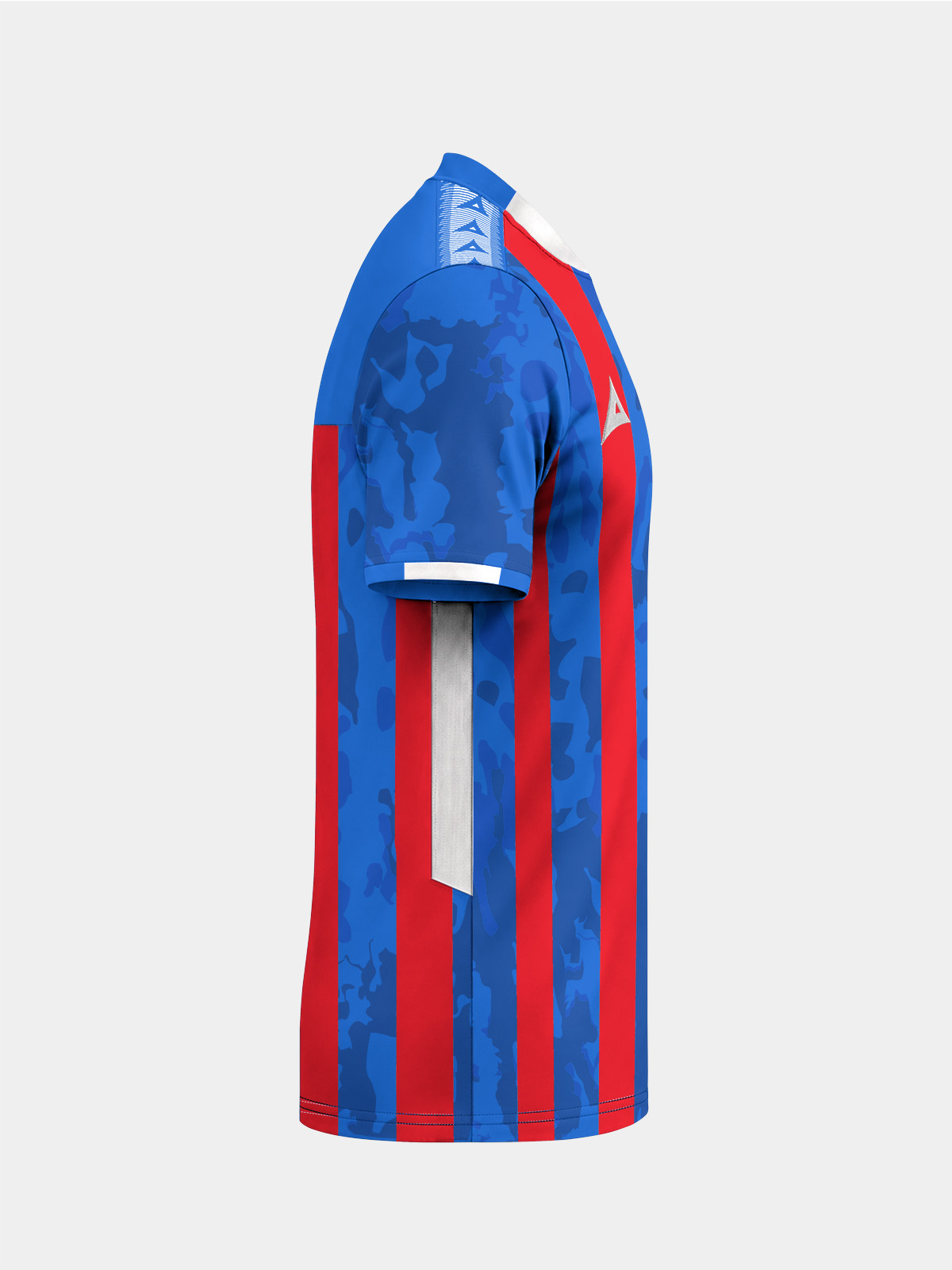 picture of pro intent stripe jersey - royal/red