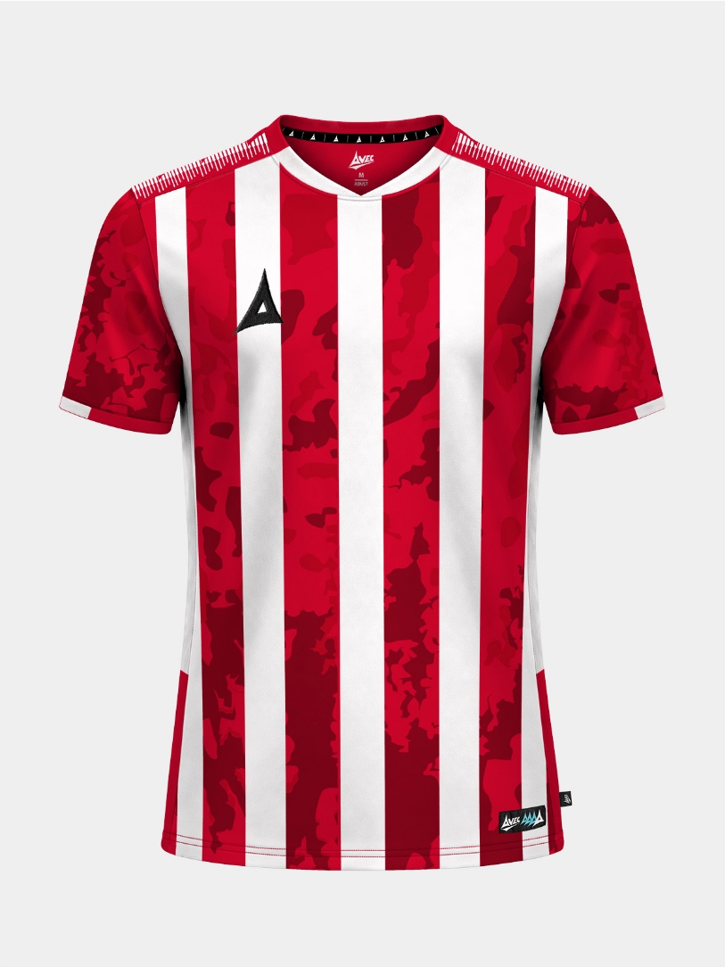Picture of PRO INTENT STRIPE JERSEY - RED/WHITE