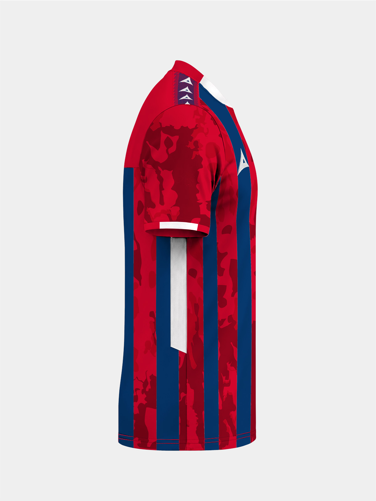 picture of pro intent stripe jersey - red/navy