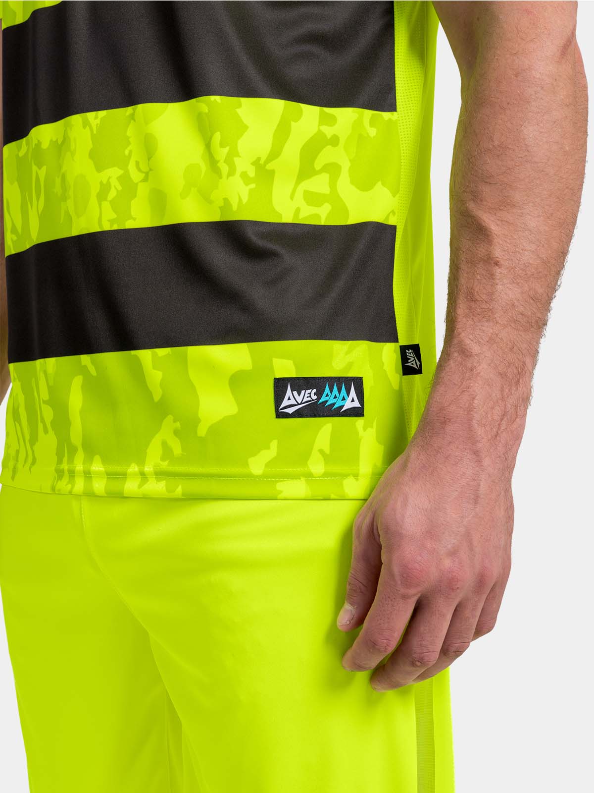 picture of pro intent hoop jersey - neon yellow/black